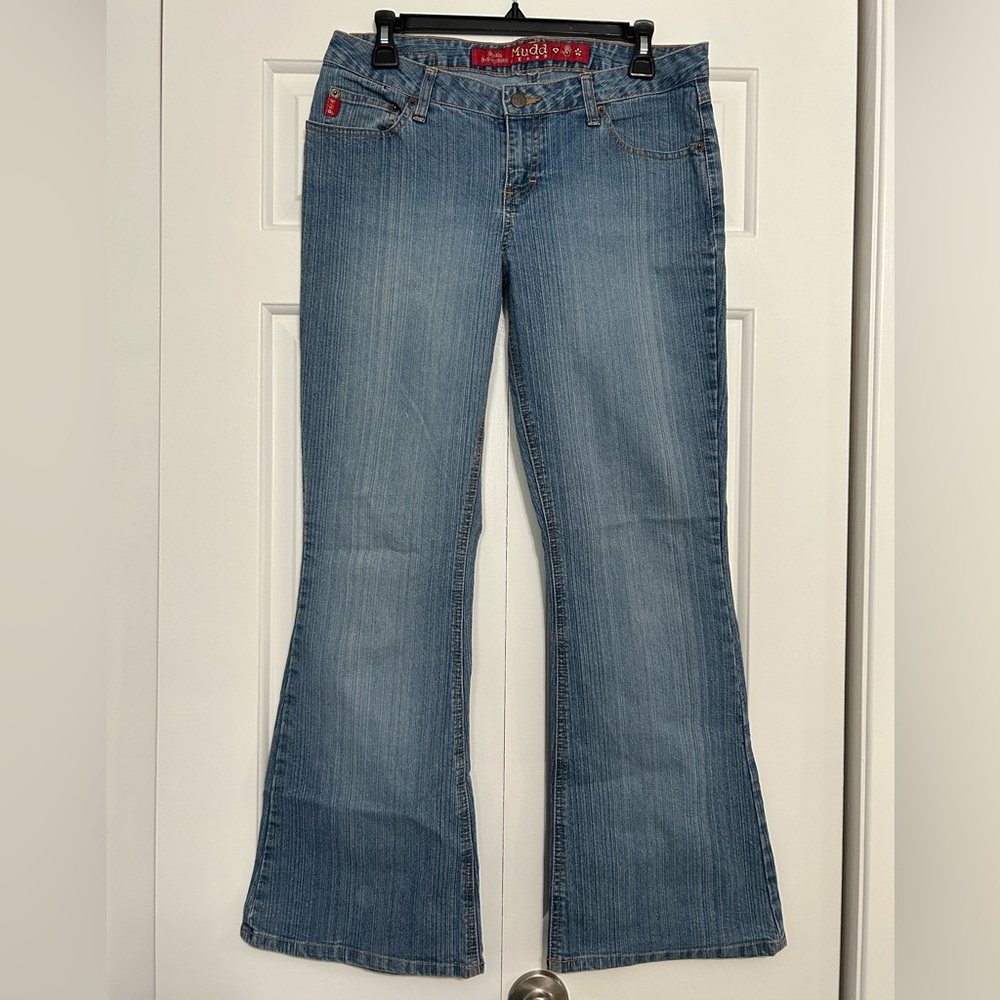 Vintage Y2K Mudd Low Rise Flare Jeans Size 11